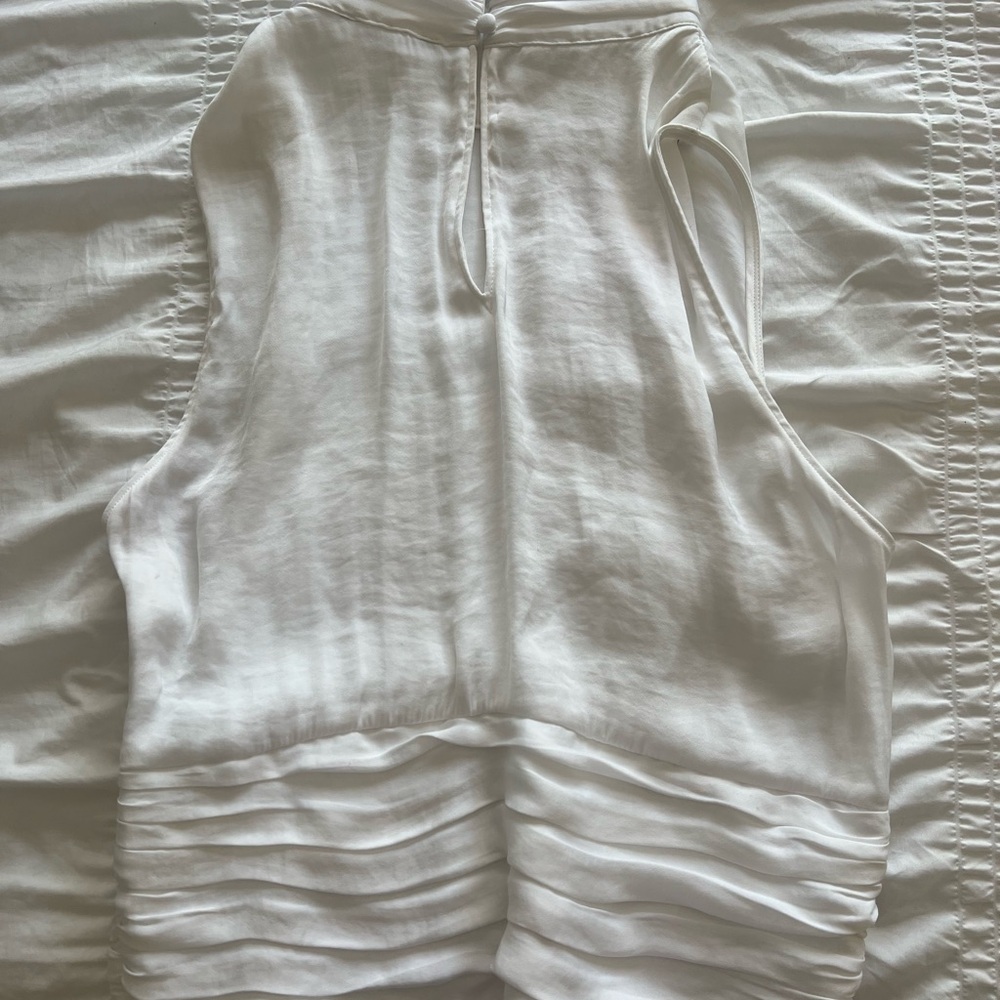 Coconut Satin Blouse - Picture 2 of 2